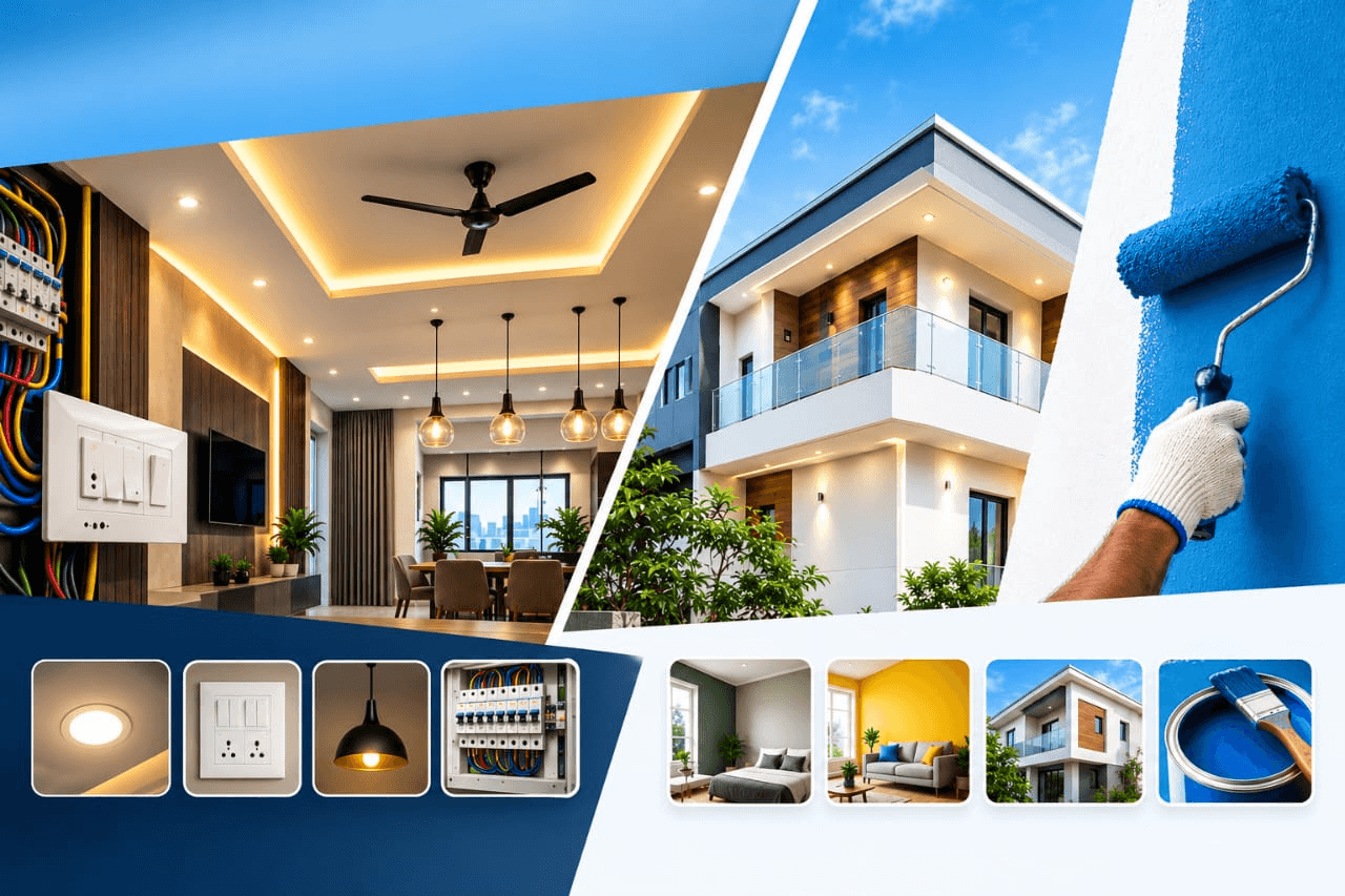 Electric & Painting Works